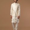 Mens House of Masaba Mens | Ivory Teardrop Bandi Set