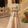 Womens Arpita Mehta | Gold Tissue Skirt Set