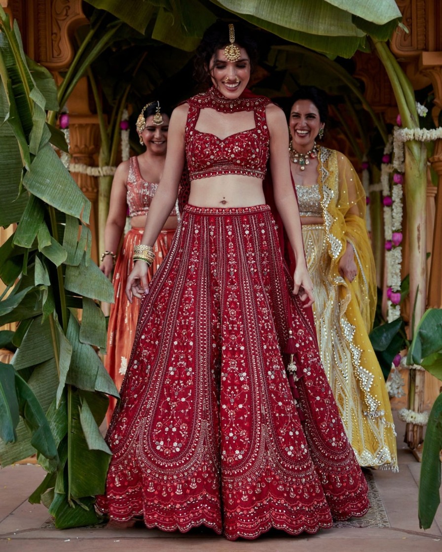 Bridal Chamee and Palak | Amrita Lehenga Set