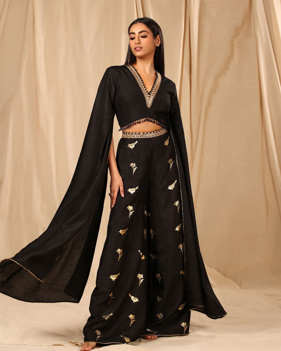 Womens House of Masaba | Black Vintage Fiona Palazzo Set