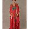 Womens House of Masaba | Red Candy Swirl Kaftan