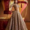 Bridal Aisha Rao | Antique Gold Lehenga Set