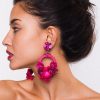 Womens Ranjana Khan | Posie Pink Earrings