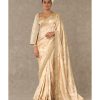 Womens House of Masaba | Beige Embroidered Gulaab Sari