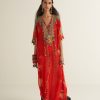 Womens Aseem Kapoor | Orange Vayu Jumpsuit Kaftan