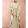 Womens Payal Singhal | Mint Embroidered Kaftan