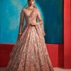 Bridal Dolly J | Etta Seashell Floral Garden Bridal Lehenga Set