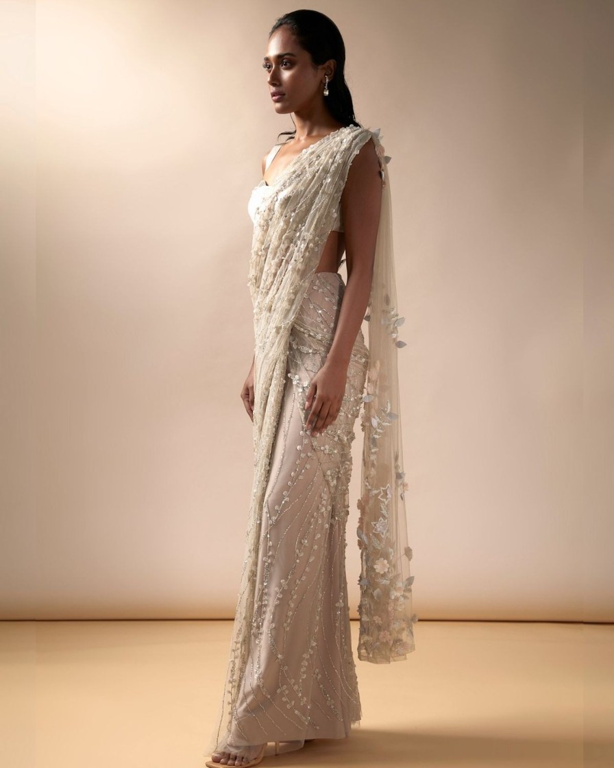 Bridal Esha Sethi Thirani | Sea Spray Sari