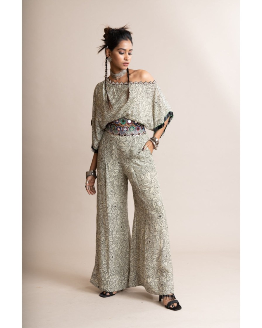 Womens Nupur Kanoi | Off Shoulder Top And Pants Set