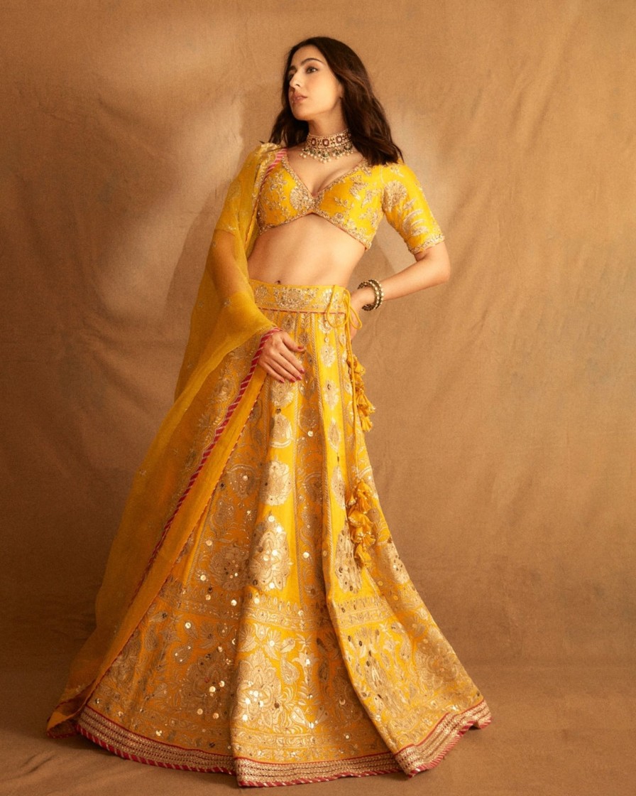 Womens Gopi Vaid | Golconda Anha Lehenga Set